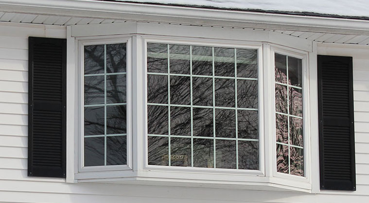 bay with casement window replacement