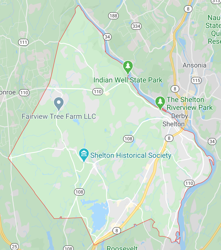 Our Service Area In Shelton Connecticut