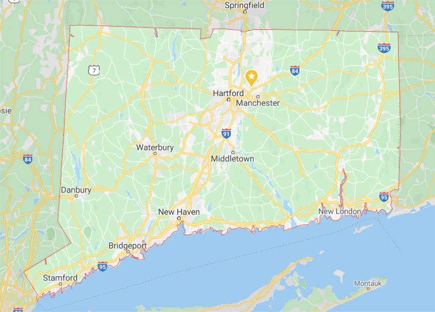 Map Of Connecticut