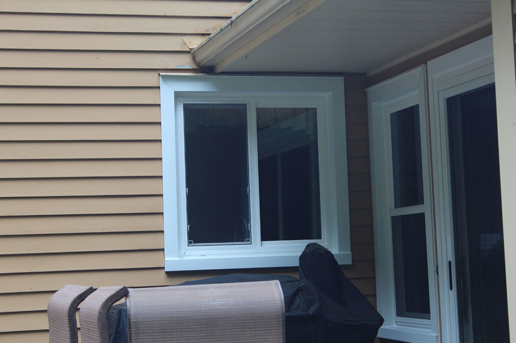 Vinyl 2 Lite and 3 Lite Slider installed in The Fairfield county area (CT) by AWS