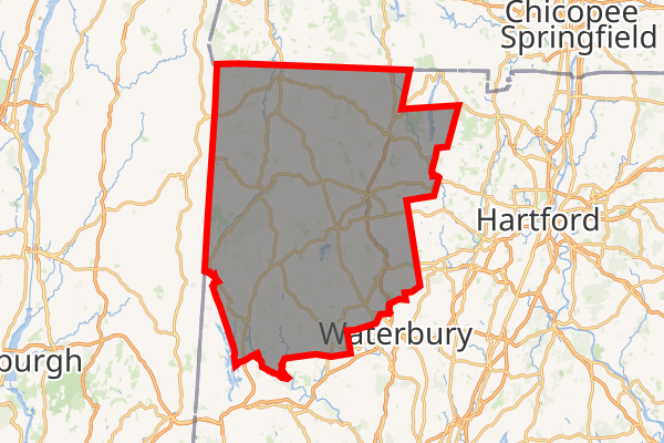 Litchfield County Connecticut Map