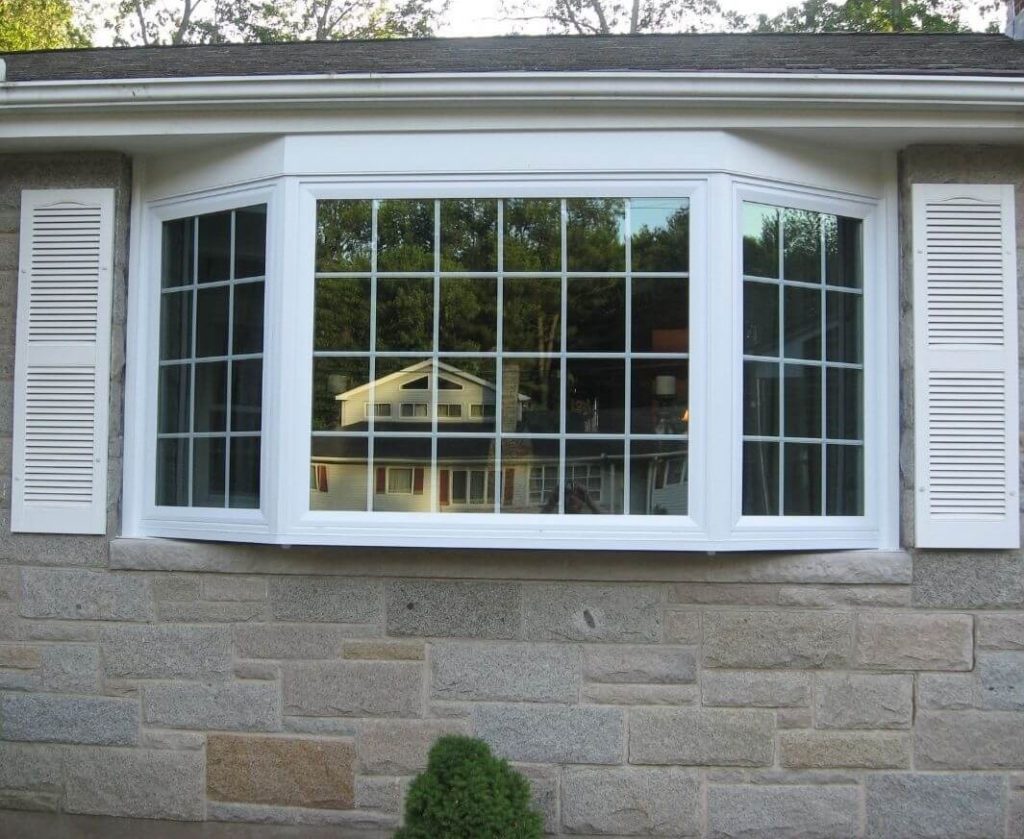 Vinyl Bay Windows in Watertown, Connceticut  by AWS