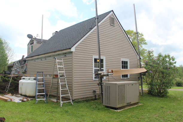 Siding job (In Process) in Litchfield county CT 