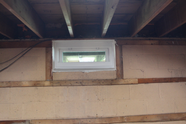 Basement hopper window in/near Higganum CT by AWS