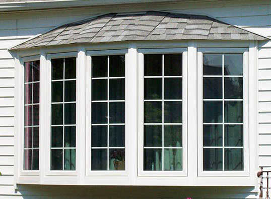 Bow Window with Roof. 