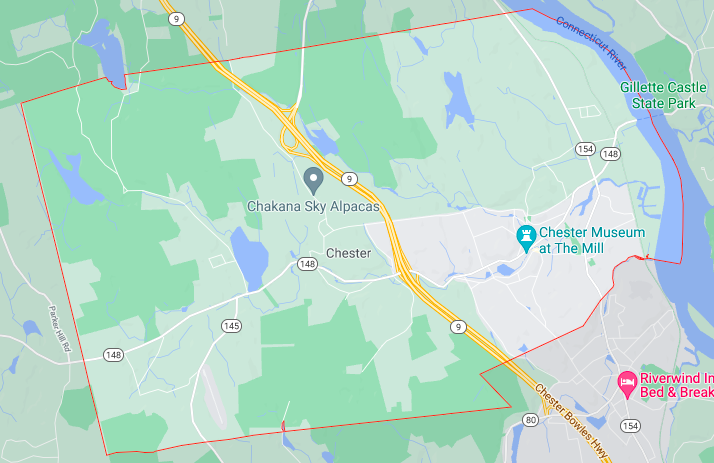 map of chester ct