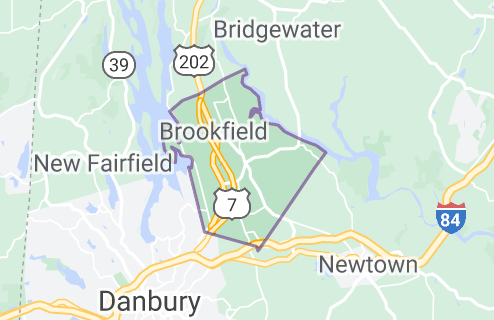 Brookfield CT map