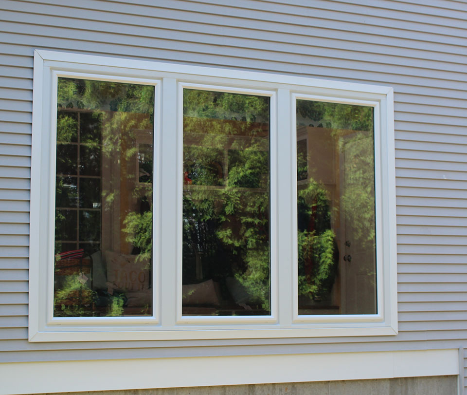 3 Lite vinyl casement windows in East Lyme CT