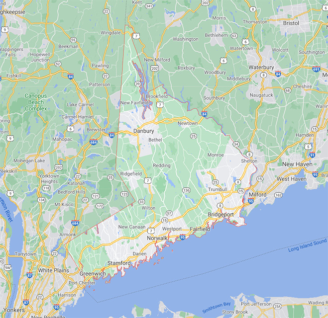 Fairfield Connecticut Map