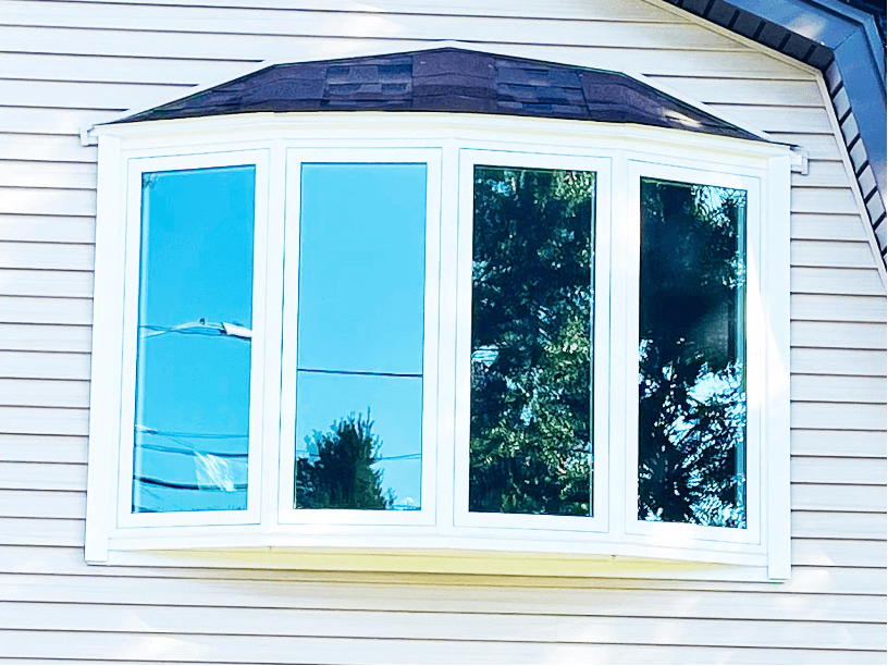 bow window on plantsville home