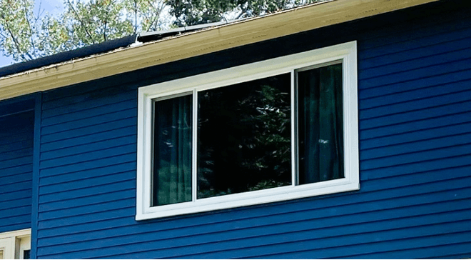 Picture style windows in Poquonock, CT