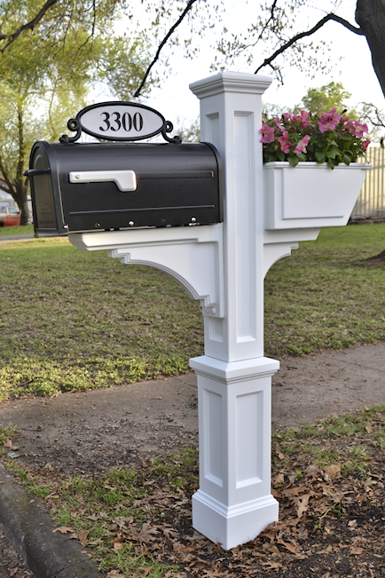 replace your mailbox and make your house numbers more visible and clean. 