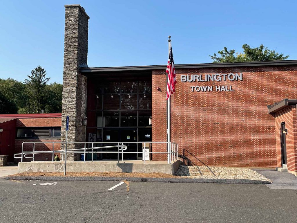 Burlington Connecticut Town Hall. Replacement Windows in Burlington Connecticut 