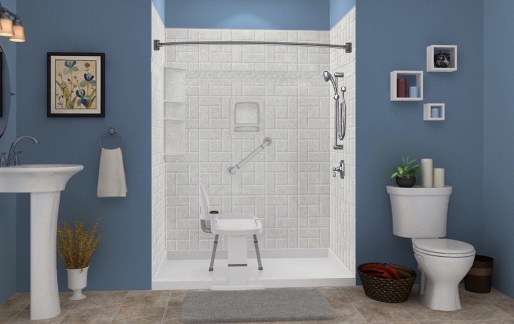 shower replacement with included seat