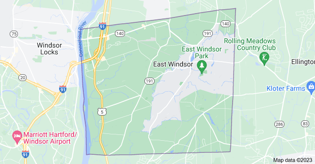 Map of East Windsor 